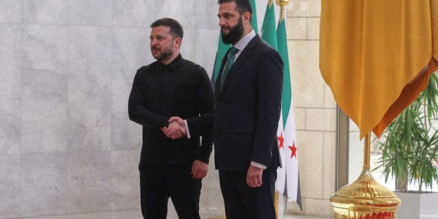 Συρία: Θέματα περιφερειακής ασφάλειας συζήτησε ο Ζελένσκι με τον αλ Σάρα