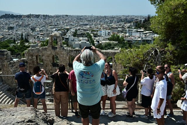Τουρίστες στην Αθήνα