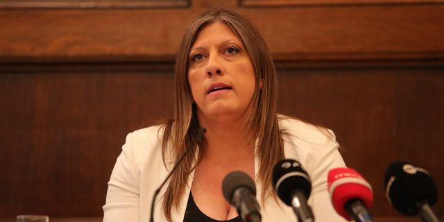 Η πρόεδρος της Πλεύσης Ελευθερίας, Ζωή Κωνσταντοπούλου