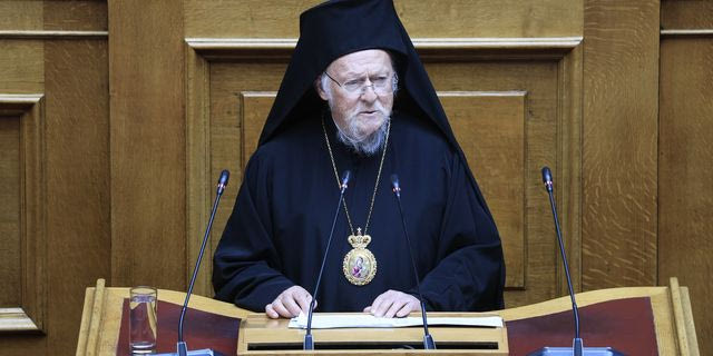 Ο Οικουμενικός Πατριάρχης Βαρθολομαίος στην Βουλή των Ελλήνων