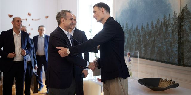 Γιώργος Μπαρτζώκας και Κυριάκος Μητσοτάκης
