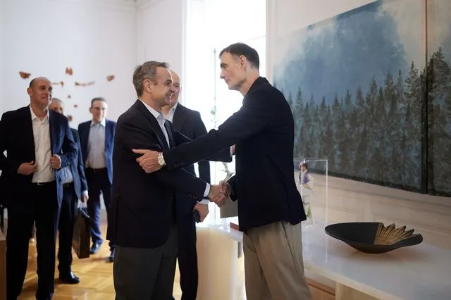 Γιώργος Μπαρτζώκας και Κυριάκος Μητσοτάκης