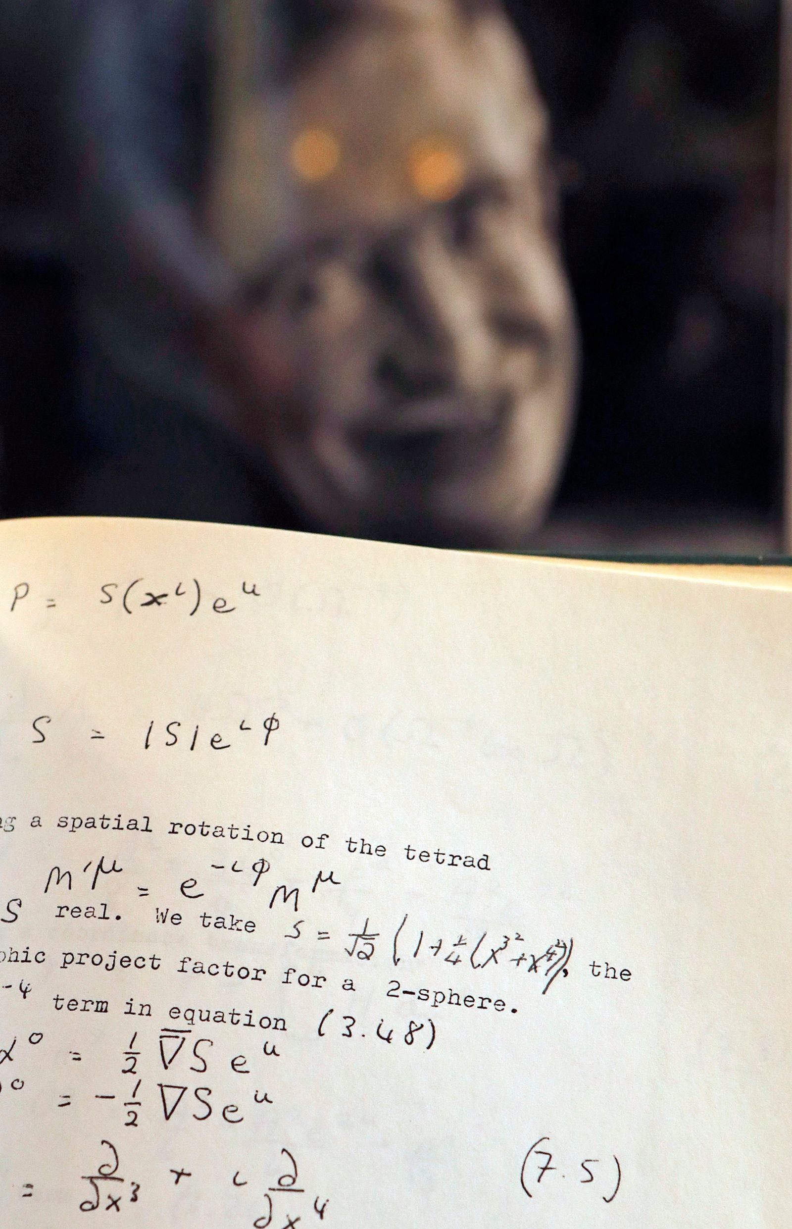 Χειρόγραφες παρατηρήσεις του Stephen Hawking