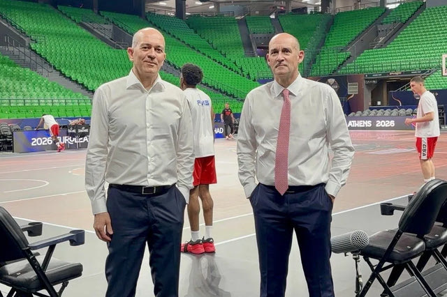 EuroLeague Final Four 2026: Παναγιώτης και Γιώργος Αγγελόπουλος στο Telekom Center Athens