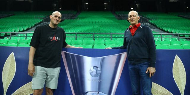 EuroLeague Final Four 2026: Με Γιώργο και Παναγιώτη Αγγελόπουλο η προπόνηση του Ολυμπιακού