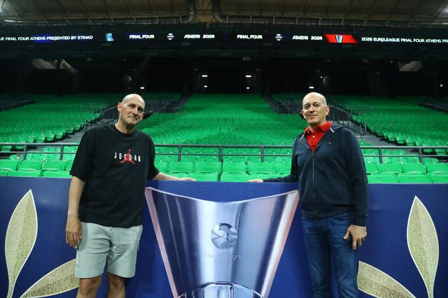 EuroLeague Final Four 2026: Με Γιώργο και Παναγιώτη Αγγελόπουλο η προπόνηση του Ολυμπιακού