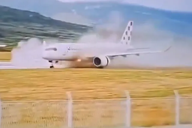 Κροατία: Airbus με 130 επιβάτες γλίστρησε στον διάδρομο του αεροδρομίου του Σπλιτ