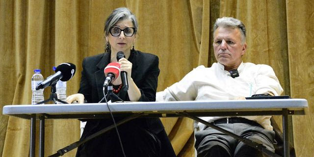 Η Φραντσέσκα Αλμπανέζε και ο Δημήτρης Χριστόπουλος