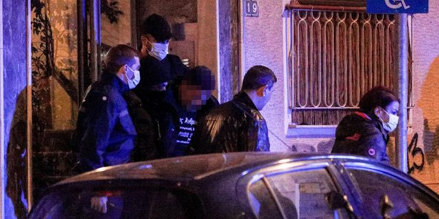 Στιγμιότυπο από τη σύλληψη του γυναικοκτόνου στους Αμπελόκηπους.