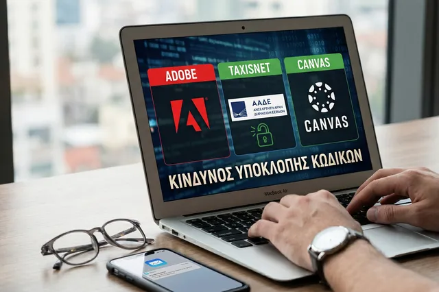 Πώς το μεγάλο "χτύπημα" σε Canvas και Adobe απειλεί τους κωδικούς σου στο Taxisnet