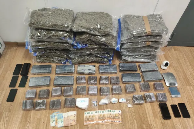 Διακινητές ναρκωτικών προμηθεύονταν από καρτέλ της Ισπανίας – Κατασχέθηκαν 11 κιλά κοκαΐνης και 38 κιλά κάνναβης