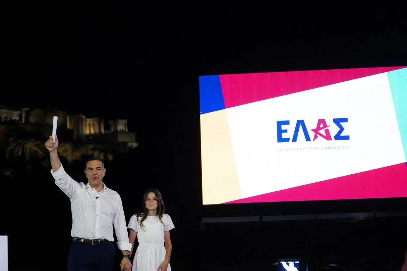 Ο Αλέξης Τσίπρας στην εκδήλωση παρουσίασης του νέου κόμματος στο Θησείο
