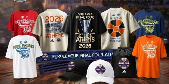 Final Four EuroLeague 2026: Κυκλοφόρησαν τα συλλεκτικά T-Shirts