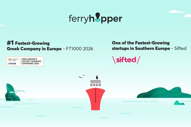 Ferryhopper: Αναγνώριση από τους Financial Times και τη Sifted