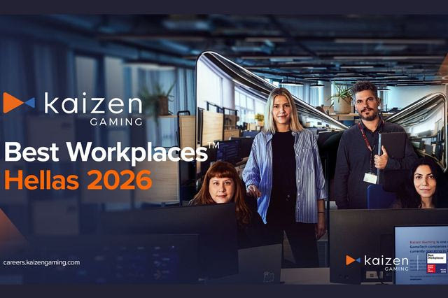 Για μία ακόμη χρονιά, η Kaizen Gaming ξεχωρίζει ως Best Workplaces™ Hellas
