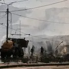 Ρωσικό χτύπημα στο Κίεβο (φωτογραφία αρχείου)