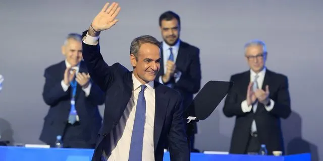 Ο Κυριάκος Μητσοτάκης στο Συνέδριο ΝΔ