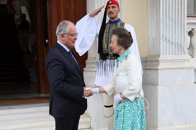 Την πριγκίπισσα Άννα του Ηνωμένου Βασιλείου δέχθηκε ο Κ. Τασούλας