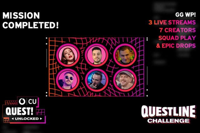 CU Questline Challenge: Πάνω από 12.000 θεατές στο πρώτο Twitch contest του Vodafone CU
