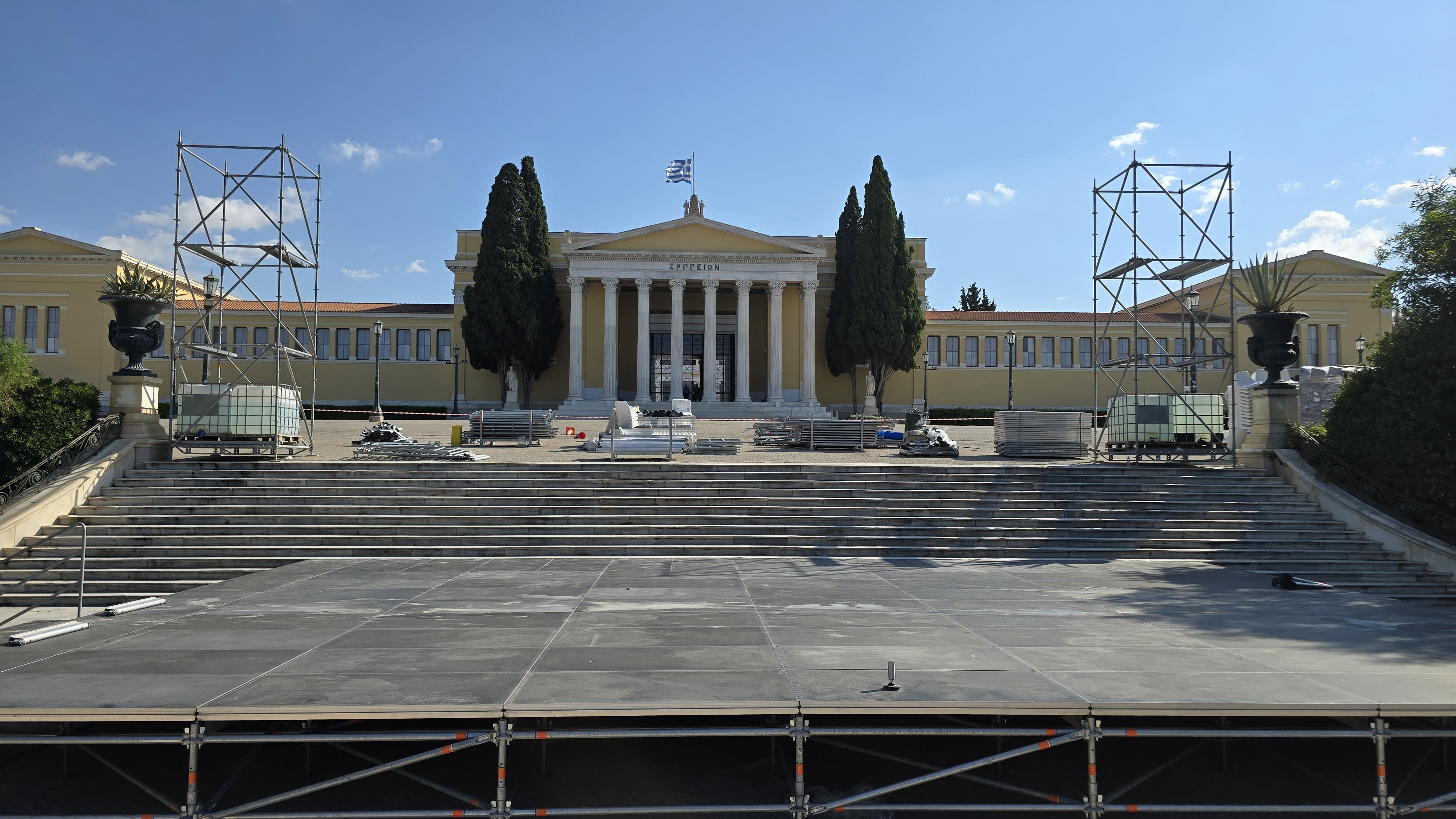 Πρώτες εικόνες από το υπό κατασκευή Αμφιθέατρο Κήπων Ζαππείου