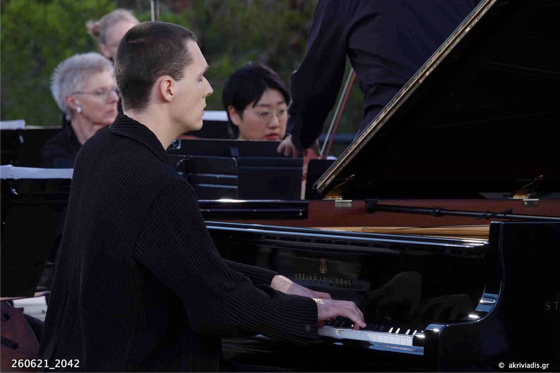 EUROPIANO | Music Day. ATHENS — Megaron at the Pnyx. Performed by Lukas Sternath and Die Deutsche Kammerphilharmonie Bremen — Conductor: Konstantinos Karidis, 21/06/2026