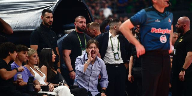 Στιγμιότυπο από το Game 2 Παναθηναϊκός - Ολυμπιακός