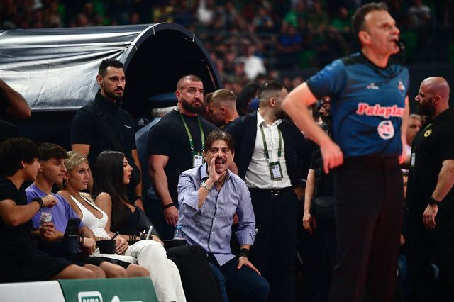 Στιγμιότυπο από το Game 2 Παναθηναϊκός - Ολυμπιακός