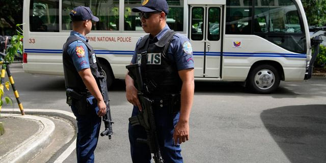 Ανδρες της αστυνομίας στις Φιλιππίνες