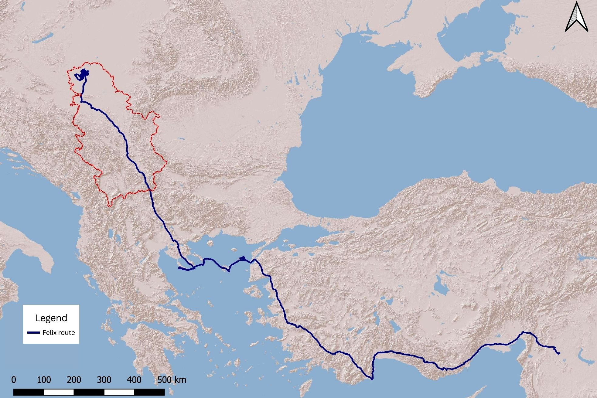 Η διαδρομή του Φέλιξ