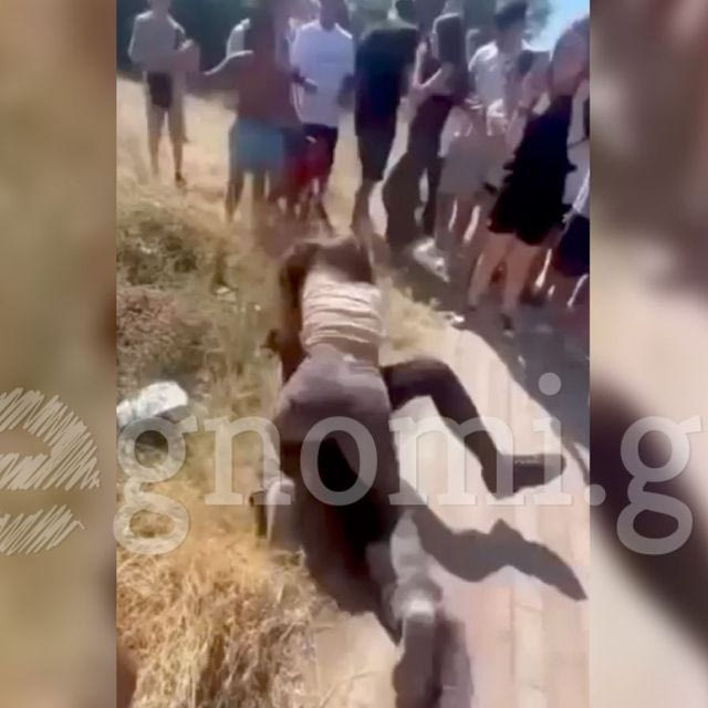 Άγριος καβγάς μεταξύ μαθητριών σε γυμνάσιο της Εύβοιας – Όλοι κοιτούσαν και βιντεοσκοπούσαν