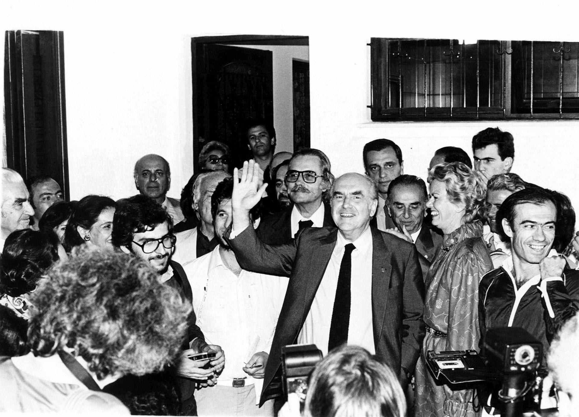 Ο Ανδρέας Παπανδρέου το 1977