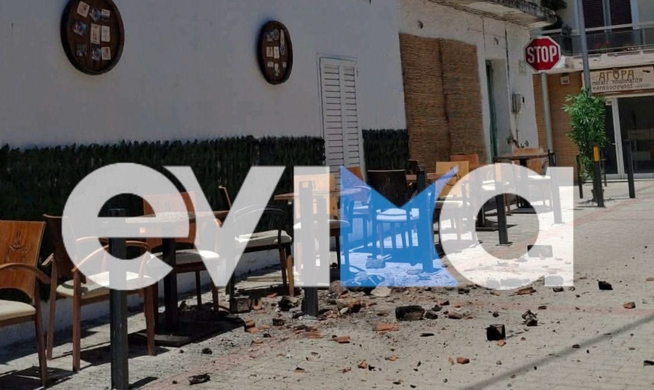 Εύβοια: Κατολισθήσεις και ζημιές σε σπίτια και μαγαζιά μετά τους απανωτούς σεισμούς