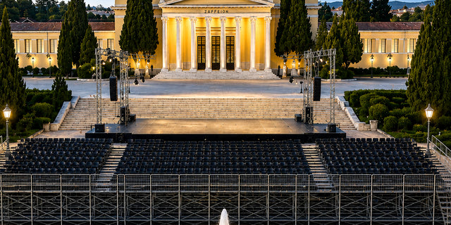 Το τελικό projection του νέου αμφιθεάτρου του Ζαππείου για το Φεστιβάλ Ολυμπίων