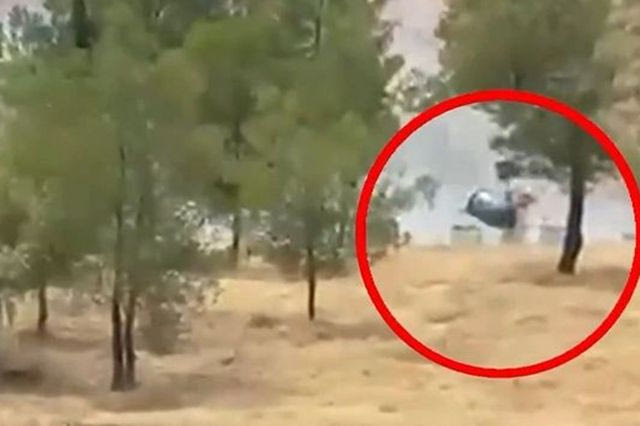 Βίντεο ντοκουμέντο από το Άλσος Βεΐκου: Ο μελισσοκόμος προσπαθούσε να σβήσει τη φωτιά