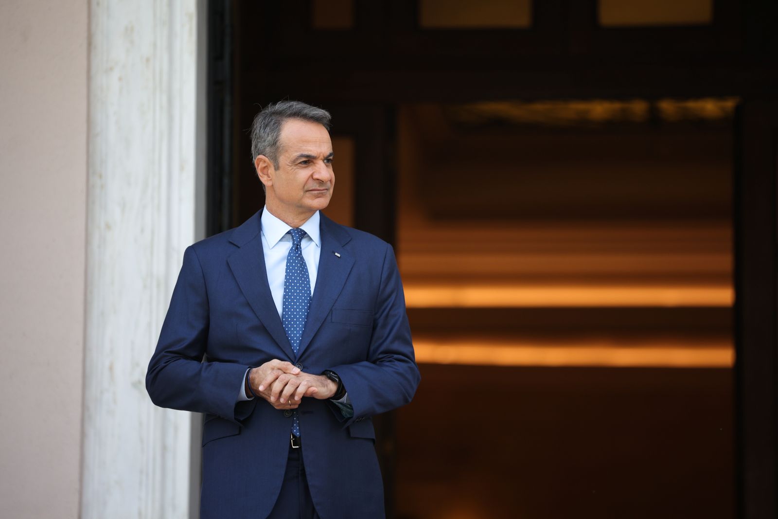 Ατύχημα με το ποδήλατο είχε ο Κυριάκος Μητσοτάκης στα Χανιά