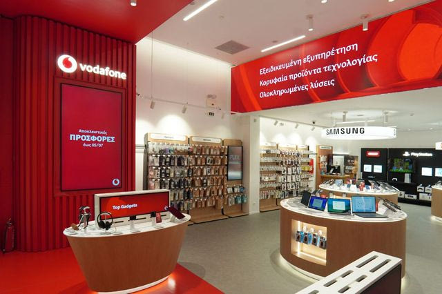 Η Vodafone μετασχηματίζει τα καταστήματά της σε ολοκληρωμένους προορισμούς τεχνολογίας με επένδυση άνω των 15 εκατομμυρίων