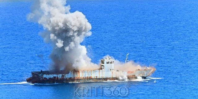 Χανιά: Βυθίστηκε το “Φολέγανδρος” του Πολεμικού Ναυτικού – Το σχέδιο για καταδυτικό πάρκο