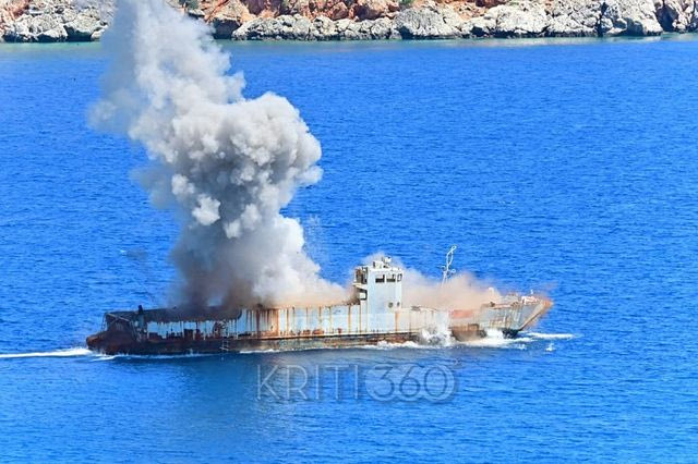 Χανιά: Βυθίστηκε το “Φολέγανδρος” του Πολεμικού Ναυτικού – Το σχέδιο για καταδυτικό πάρκο