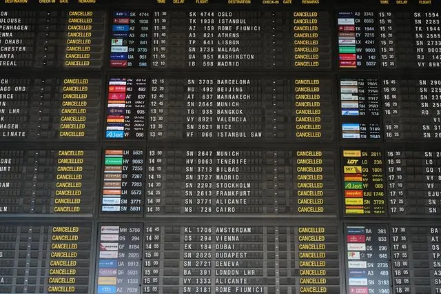 Ακυρώσεις πτήσεων στο αεροδρόμιο των Βρυξελλών, φωτογραφία αρχείου