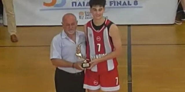 Θανάσης Σπανούλης: Αναδείχθηκε MVP του Πανελληνίου Πρωταθλήματος Παίδων