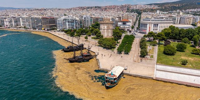 Θεσσαλονίκη: Εκτεταμένο το φαινόμενο της “ερυθράς παλίρροιας” στον Θερμαϊκό