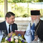 Γεύμα εργασίας του Περιφερειάρχη Αττικής Νίκου Χαρδαλιά με τον Αρχιεπίσκοπο και μέλη της Ιεράς Συνόδου