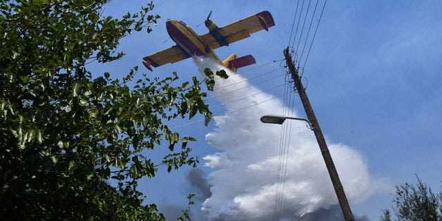 Θεσσαλονίκη: Χωρίς ενεργό μέτωπο η πυρκαγιά στο Μονοπήγαδο