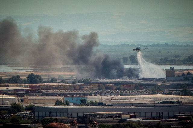 Θεσσαλονίκη: Σε ύφεση η φωτιά στο Καλοχώρι