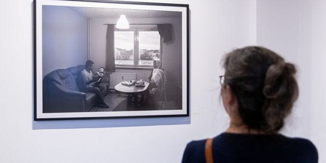 Από την έκθεση φωτογραφίας της Ύπατης Αρμοστείας του ΟΗΕ για τους Πρόσφυγες και του Δικτύου Μέλισσα στο Beehive