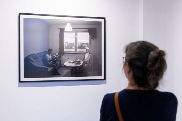 Από την έκθεση φωτογραφίας της Ύπατης Αρμοστείας του ΟΗΕ για τους Πρόσφυγες και του Δικτύου Μέλισσα στο Beehive