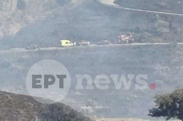 Φωτιά στο Ρέθυμνο: Το σημείο όπου βρέθηκαν οι δύο νεκροί πυροσβέστες – Φωτογραφία