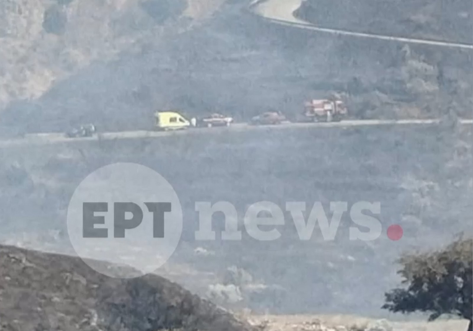 Φωτιά στο Ρέθυμνο: Το σημείο όπου βρέθηκαν οι δύο νεκροί πυροσβέστες – Φωτογραφία