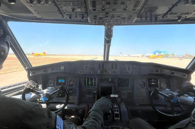 Ελληνικά Canadair στο τεράστιο μέτωπο φωτιάς στην Ισπανία – Βίντεο