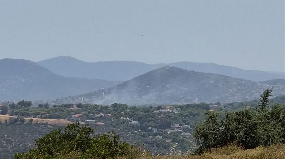Αρτέμιδα: Φωτιά κοντά στο Δημαρχείο